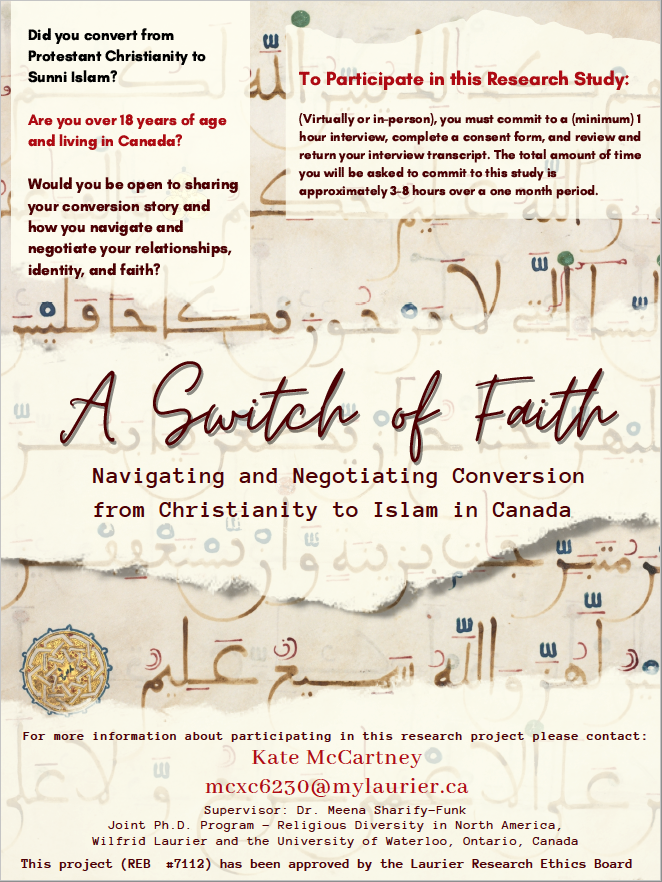 A Switch of Faith - Recruitment Poster, full