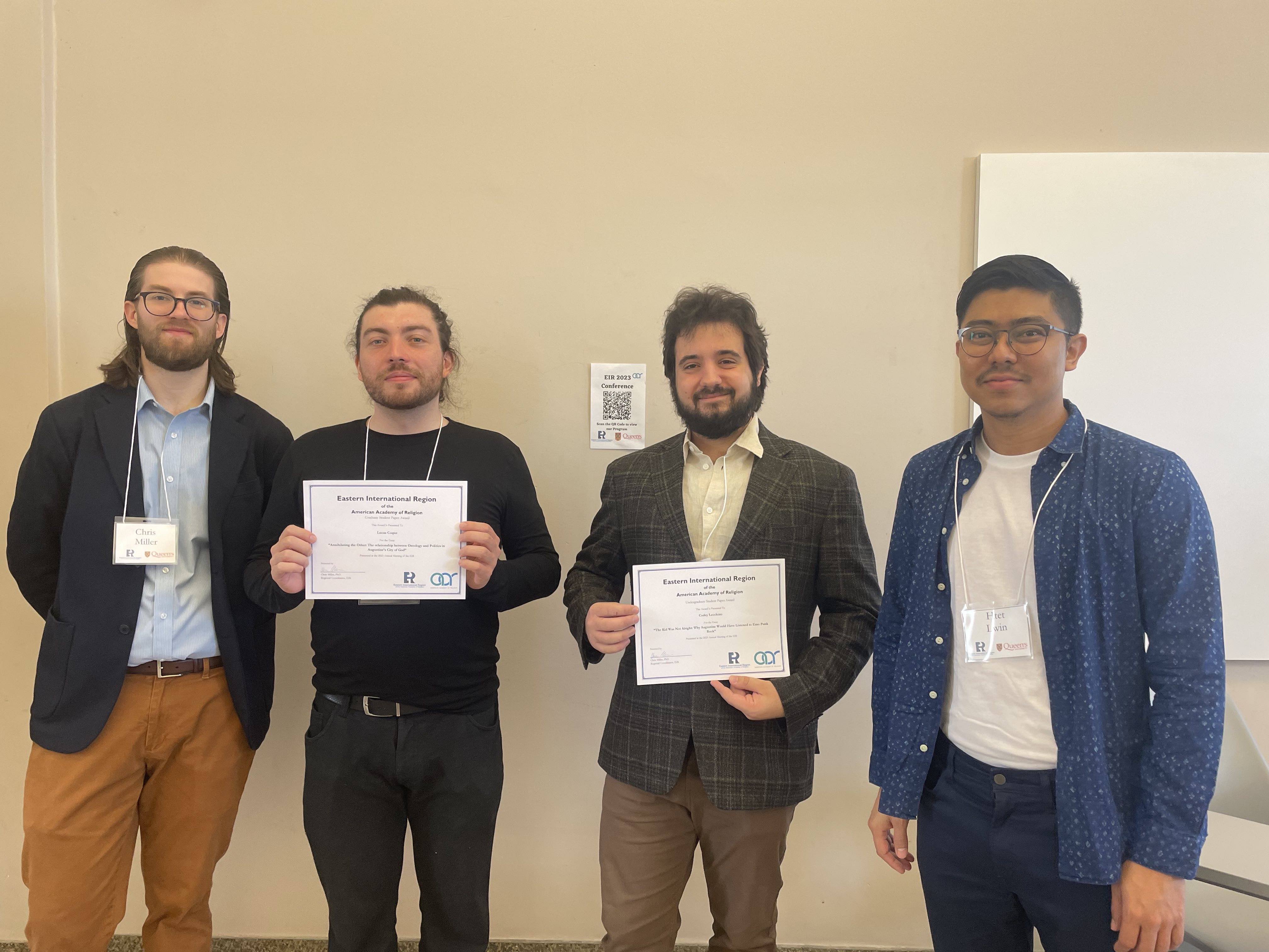 Student Paper Award Winners photo